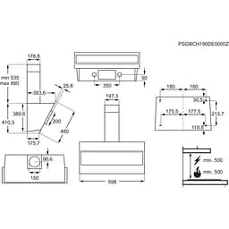 Витяжка похила Electrolux LFV316K [142657] - мініатюра 8