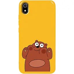 Чохол-накладка Toto Pure TPU 2 mm Print Case Xiaomi Redmi 7A #56 Bear Ups Yellow