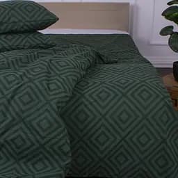 Простирадло MirSon Ranforce Elite 17-0622 Geometry Emerald 220х150 см (2200008197452) - мініатюра 5