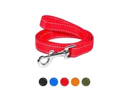 Поводок для собак Dog Extreme из нейлона двойной Ш 14 мм Д 122 см красный (43003)