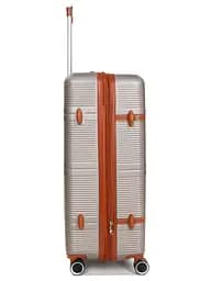 Валіза велика L ABS-пластик Worldline Airtex 629 76×52×30см 110л Шампань - мініатюра 8