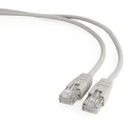 Патч-корд UTP Cablexpert літий, 50u "штекер із засувкою, 2 м, сірий (PP12-2M)