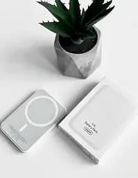 Зовнішній акумулятор бездротової Power Bank MagSafe Battery Pack магсейф A2384 білий - мініатюра 4