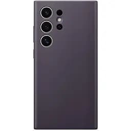 Оригінальний шкіряний чохол Vegan Leather Case для Samsung Galaxy S24 Ultra (6.8") Dark Violet GP-FPS928HCAVW