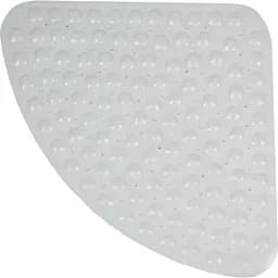 Килимок для душу трикутний Eco Fabric Сфери 72х51 см білий (7251-002)