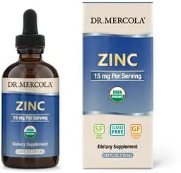 Вітаміни та мінерали Dr. Mercola Zinc Liquid Drops, 115 мл