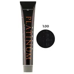 Професійна стійка крем-фарба для волосся з аміаком Hipertin Utopik Platinum 1.00 - Black 60 мл