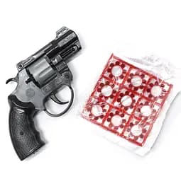 Іграшковий револьвер з пістонами "DATIS" Golden Gun 119GG - мініатюра 2
