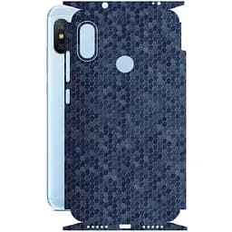 Захисна плівка StatusSKIN для Xiaomi Mi A2 Lite Redmi 6 Pro Корпус Вініл Соти сині