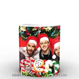 Кружка GeekLand One Direction Merry Christmas CP 04.124 330 мл белая
