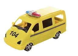 Машина інерційна J0088, пластик, у пакеті (6980332090020) Жовтий