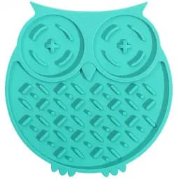 Килимок-годівниця WahoPet для собак сова, силіконовий, 200 мл, зелений (WA00001)
