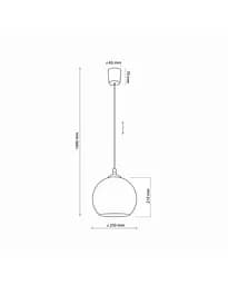 Підвісний світильник TK Lighting 5741 Venezia E27 1x15W IP20 - мініатюра 2