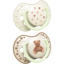 Пустышка силиконовая динамическая LOVI Teddy Love 0-6 месяцев 2 шт. (22/935)