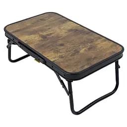 Складний стіл Bo-Camp Woodbine Compact 56x34 cm Black/Wood look (1404190) - мініатюра 7