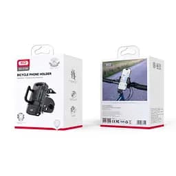 Холдер XO C109 Bicycle / Motorcycle Phone Holder Чорний - мініатюра 2