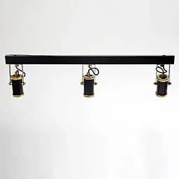 Люстра стельова 2Spots, PikArt арт. 28056 Золотий/чорний