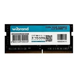 Модуль пам'яті для ноутбука SoDIMM DDR4 32GB 3200 MHz Wibrand (WI3200DDR4S/32GB)