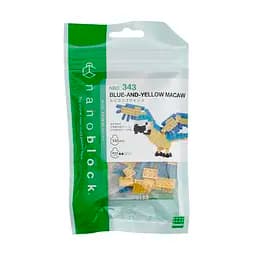 Конструктор Nаnoblock  Жовто-блакитний ара 140 елементів (124117)
