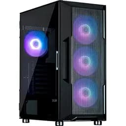Корпус Zalman i3 NEO ARGB, чорний, Mid Tower, без БЖ, для ATX / Micro ATX / Mini ITX, 2xUSB 3.0 / 1xUSB 2.0, макс. CPU - 160 мм /