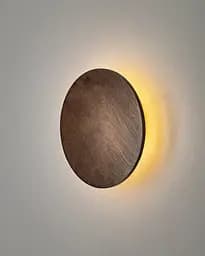 Бра, настінний світильник Nowodvorski 11288 Ring Timber S LED 1x7W 3000K 60Lm IP20 коричневий - мініатюра 4