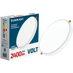 Cвітильник стельовий світлодіодний Enerlight Volt 24Вт 4000К (VOLT24SMD100N)