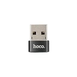 Adapter Hoco UA6 USB -> Type-C Black - мініатюра 5