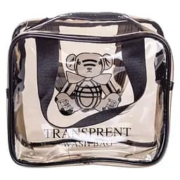 Косметичка Yiwu HP-16-4K дорожня 22х9х20 см водонепроникна прозора