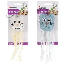 Игрушка для котов Flamingo Rizzo Cat Head шуршащая с кошачьей мятой компактный размер вес 116 г