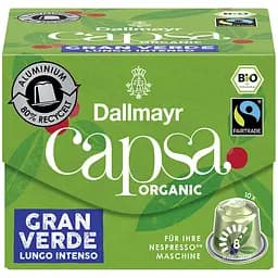 Кофе в капсулах Dallmayr Gran Verde Bio Lungo Intenso 10 капсул 56 г