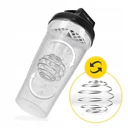 Шейкер спортивний 4FIZJO PRO 650 мл White/Black (P-5905973407007) - мініатюра 9