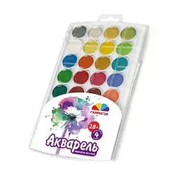 Акварель суха "Творчість" ГАММА'UA 400114, 32 кольори