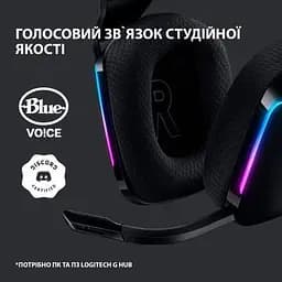 Навушники Logitech G733 Lightspeed Wireless RGB Gaming Headset Black (981-000864) - мініатюра 9