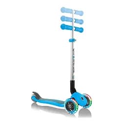 Самокат Globber Primo Foldable Lights LED блакитний (432-101-3) - мініатюра 3