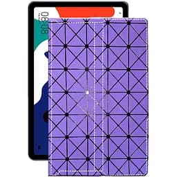 Чохол StatusCASE з екошкіри для планшету Huawei Mate Pad 10.4 LTE Фіолетовий ромб