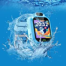 Смарт-годинник телефон дитячі Smart Watch S12 з відеодзвінком GPS SIM-карта Blue (18576) - мініатюра 2