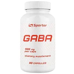 Гамма-аміномасляна кислота Sporter Gaba 500 мг 90 капсул