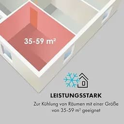 Кондиціонер мобільний Klarstein Grandbreeze Eco 12K 3-в-1 (10035809) - мініатюра 4