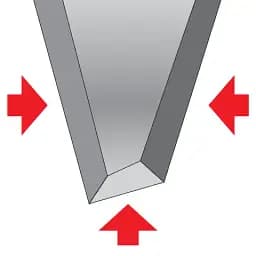 Ножівка по дереву Yato L= 400 мм W= 0.9 мм 50-54 HRC (YT-3101) - мініатюра 5