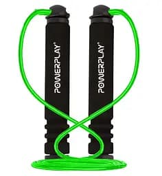 Скакалка PowerPlay 4205 Classic Plus Jump Rope Зеленая 2,7м (PP_4205_Green)