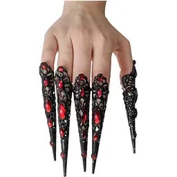 Когти в камнях, в наборе 5 шт