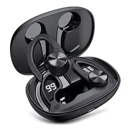 Бездротові водонепроникні спортивні навушники TWS U89 з індикатором заряду сенсорами та мікрофоном