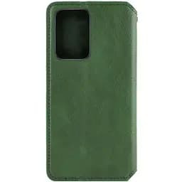 Шкіряний чохол-книжка GETMAN Cubic (PU) для Motorola Moto G15 4G Зелений - мініатюра 2