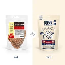Ласощі для собак Home Food вим'я яловиче в'ялене 80 г - мініатюра 2