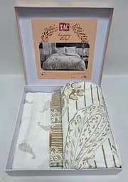 Комплект постільної білизни TAC Paisley Gold Євро Різнобарвний 000230047 - мініатюра 2