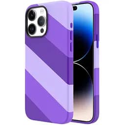 Чохол Vokamo для iPhone 15 Pro захисний з магнітом Purple