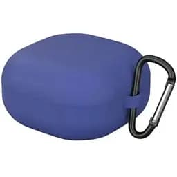 Чохол-накладка DK Silicone Candy Friendly карабін для Samsung Galaxy Buds 2 (R177) (011386) (dark blue)