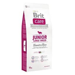 Сухий корм Brit Care Junior Large Breed Lamb & Rice 12 кг супер-корм для цуценят гігантських порід