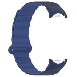 Ремінець Dual-color Magnetic для Xiaomi Mi Band 9/8/10 Navy Blue / Blue - мініатюра 3