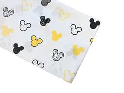 Хлопковая пеленка Moontime 100х80см "Микки на белом"